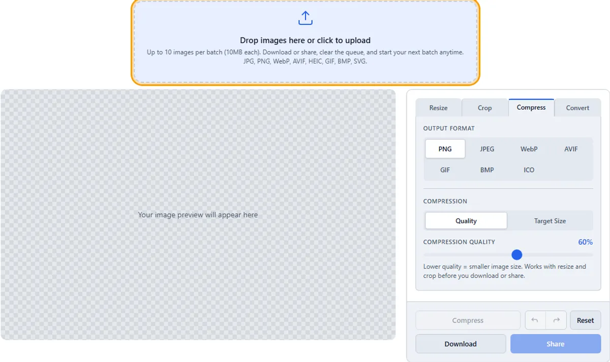 Step 1: Open the compressor — imageresize.cc