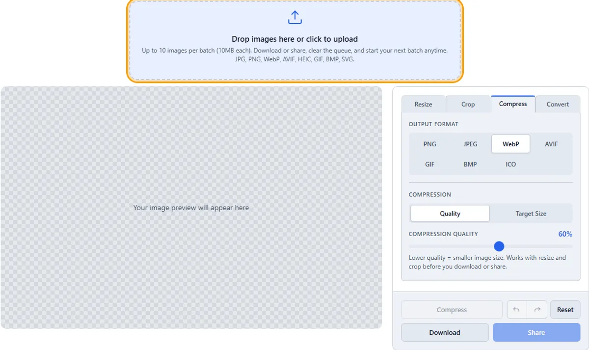 Step 1: Open the compressor — imageresize.cc